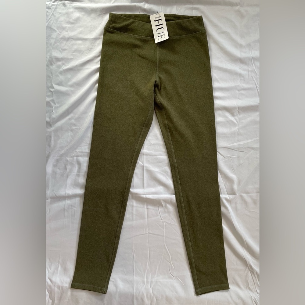Olive Green Kids Leggings